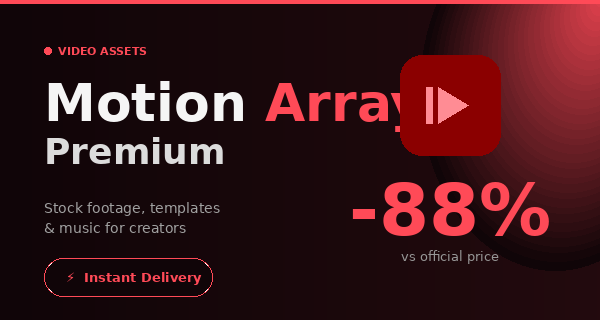 Motion Array 360 days 